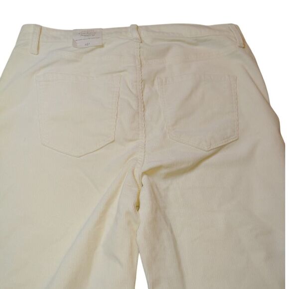 Talbots White Corduroy Jeggings - Women's Size 8 Petite - Picture 2 of 5